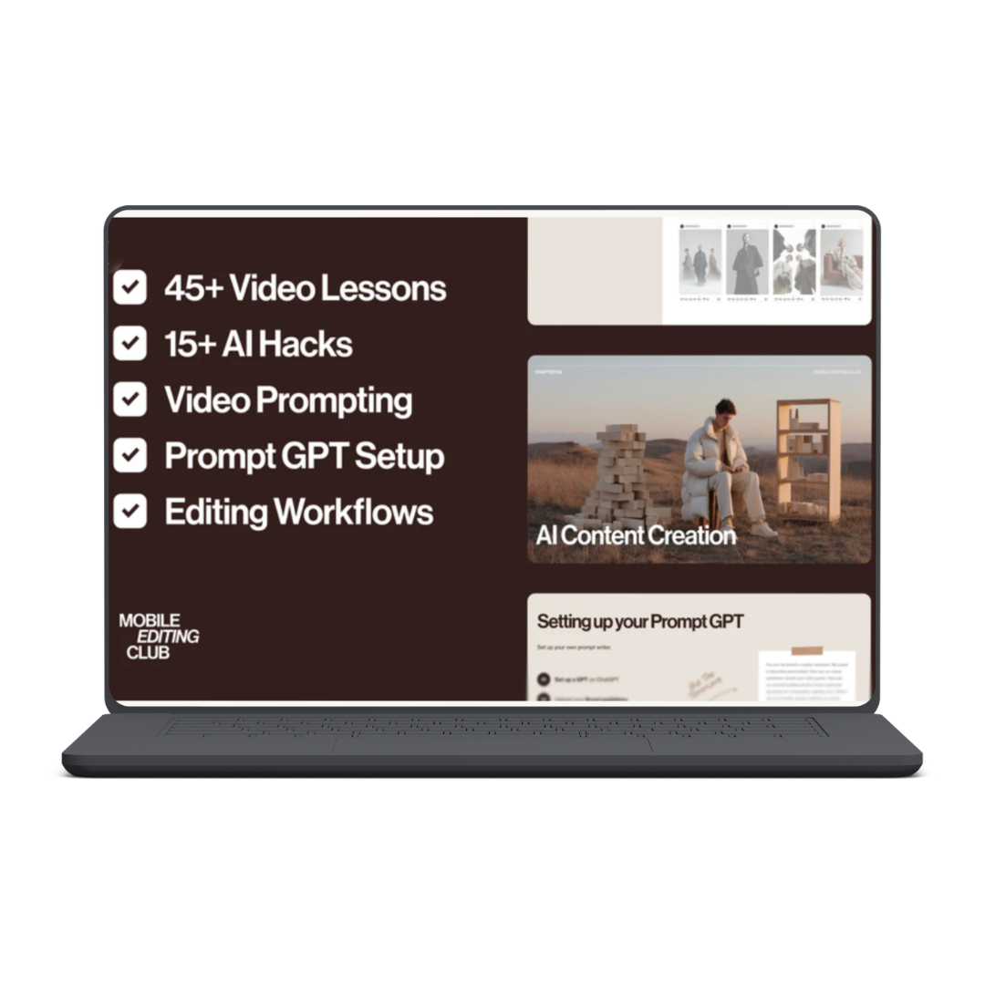 Branded AI Editing Course by Mobile Editing Club